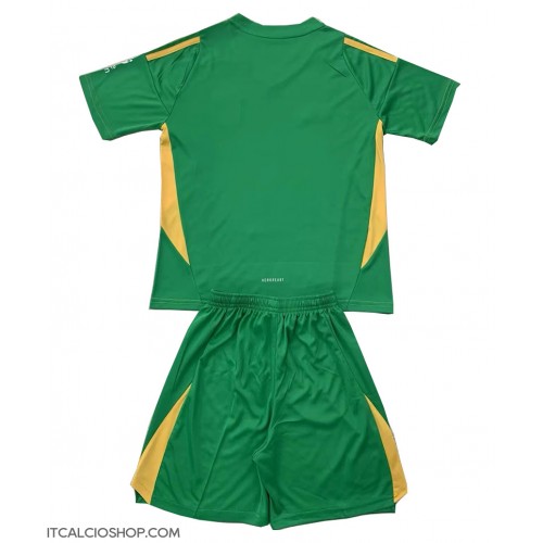 Aston Villa Portiere Prima Maglia Bambino 2024-25 Manica Corta (+ Pantaloni corti)